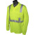 ANSI CLASS 2 COLLARED LONG SLEEVE SHIRT HI VIS YELLOW LG