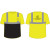 Class 2 Black Bottom T-Shirt w/ Black ESI Logo on Front and Back, Large