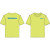 JERZEES® Dri-Power® Active 50/50 Cotton/Poly T-Shirt with Blue CHEP & Zero Harm Logos - Safety Green, XL