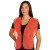 Non-Rated Mesh Safety Vest, No Reflective, Hook & Loop Closure, Orange, Universal Size
