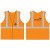 L CLS 2 SAFETY VEST - HI-VIS ORANGE MESH ECONOMY W/ZIPPER CLOSURE W/ LIVE OAK ENVIRONMENTAL LOGO 1C 2L