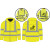 2-XL  CLS 3 HI VIS YEL RAIN JACKET W/ GFL LOGO 1C -1L
