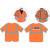 XL CLS-3 HI-VIS OR SAFETY MESH VEST W/ ZIPPER CLOSURE W/ UCLS LOGO 3C-1L