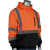 Class 3 Orange Hoodie w/ Black Bottom, 5X-Large