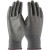 Gray Polyester Seamless Knit Glove, PU Coated Palm, 2-XL