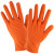 8 Mil Powder Free Orange Nitrile Gloves, Large