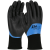 Blue PolyKor™ Blended Glove, Acrylic Lining, Black Nitrile Coated Palm, Touchscreen Compatible, Medium