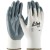 Economy White Nylon Glove, Nitrile Foam Grip, Small