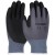 15 Gauge Gray Nylon Glove, Black Nitrile Foam Grip, Small