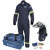 Airlite™ 12cal/cm² Arc Flash Kit w/ Coverall, Hard hat, Lift-Front Shroud, & Carry Bag, No Gloves, 5-XL