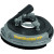 7" Dustless® Angle Grinding Shroud, Sliding Front Guard, w/18" Adapter Hose