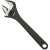 10" Industrial Duty Adjustable Wrench, Black