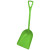 13.7" Wide Scoop Shovel Lime Green with D-Grip