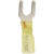 1/4 SPADE HEAT SHRINK YELLOW