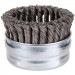 6" x 5/8"-11 Knot Wire Cup Brush .020 Wire -  Carbon Steel