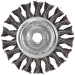6" x 5/8-11" Knot Wire Wheel .020 Wire - Carbon Steel