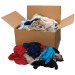 Recycled Colored Knit T-Shirt Rags - 25 LB. Case