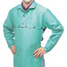 Medium Green Cotton Cape and Sleeves