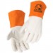 Pigskin Welding Glove, Gauntlet Cuff, Kevlar® Stitching, Large