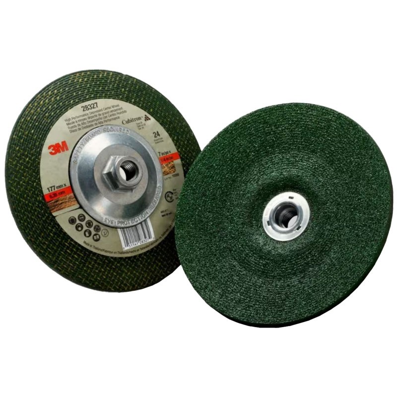 3M™ Green Corps™ 9" x 1/4" x 5/8-11 Type 27 24# Grinding Wheel