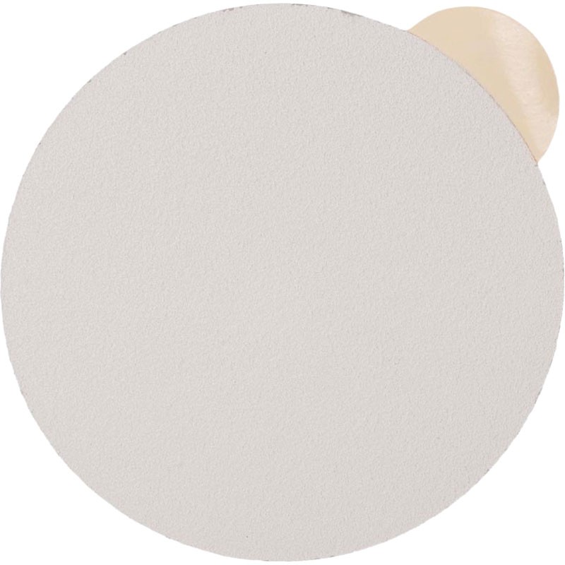 5" 400# A/O Rhynalox White Line PSA Sanding Disc