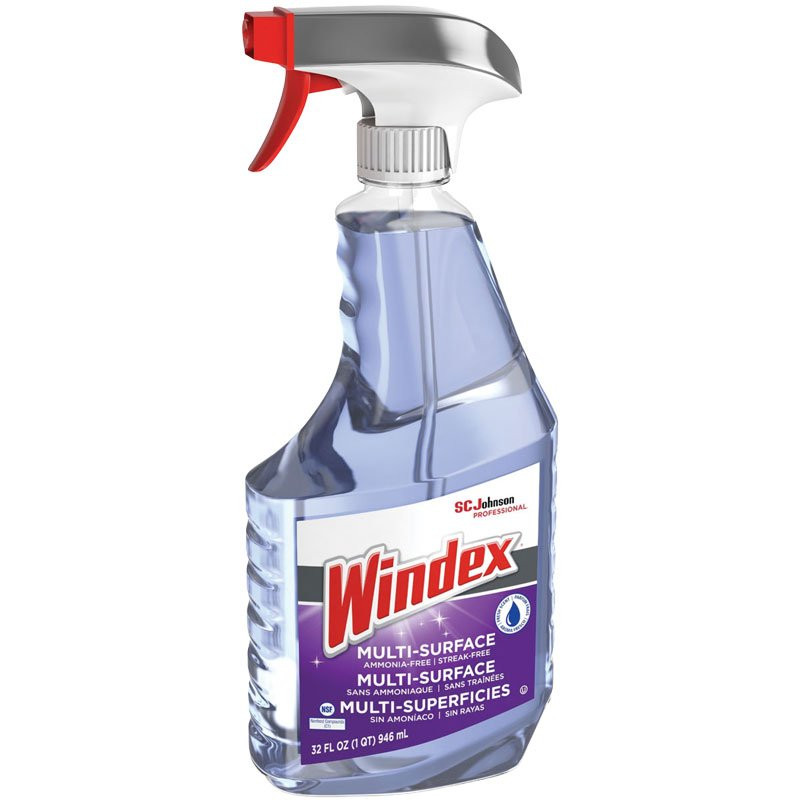 Windex® Non-Ammoniated Glass & Surface Cleaner, Pleasant Scent, 32 Oz.
