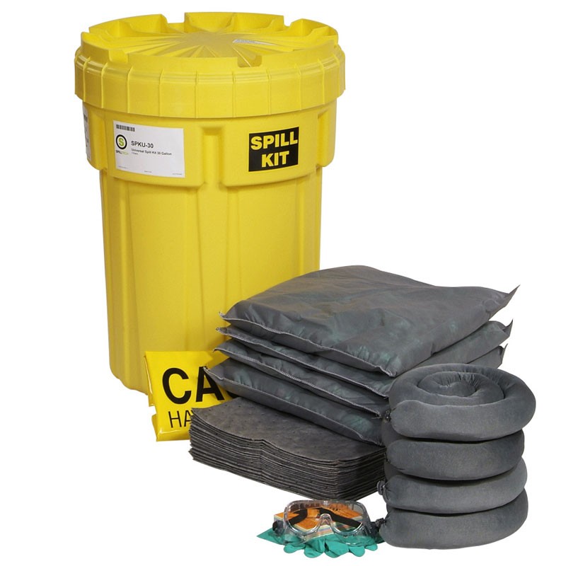 30 Gallon Absorbent Spill Kit, Universal