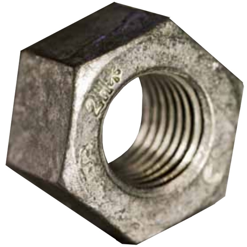 1/2-13 Grade A Hex Nut, Zinc