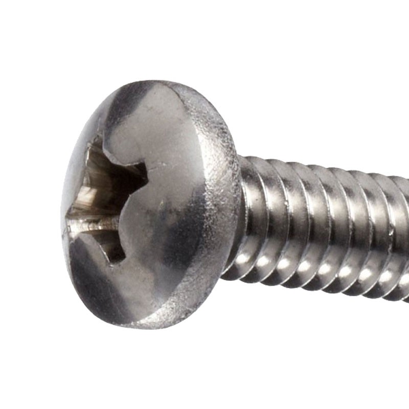 1/4-20 x 1-1/4" Phillips Pan Head Machine Screw, Pk-50