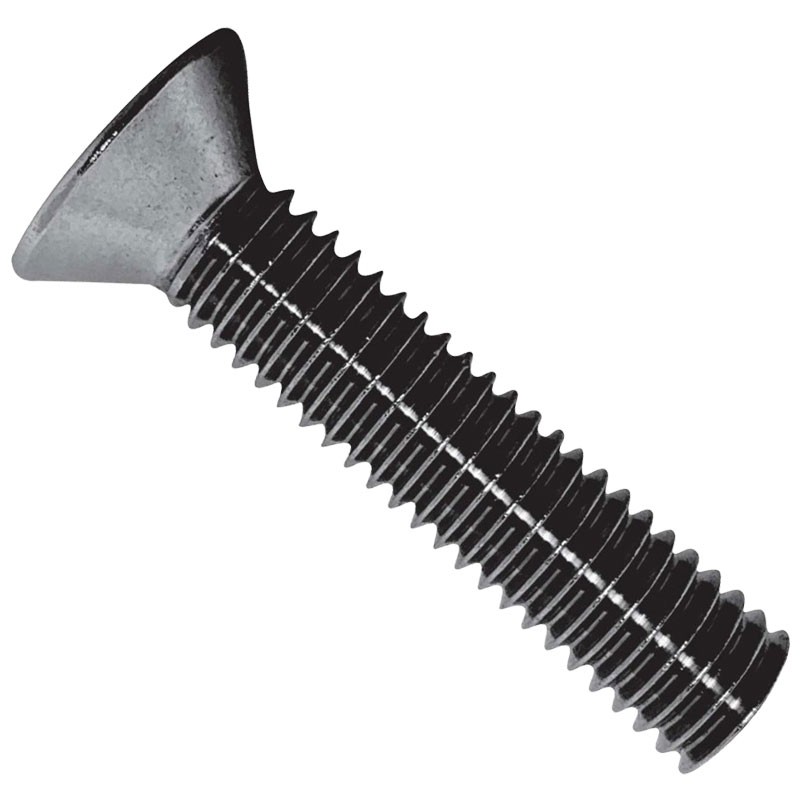 10-32 X 1" Flat Head Phillips Type F Screw, 18-8 Stainless Steel