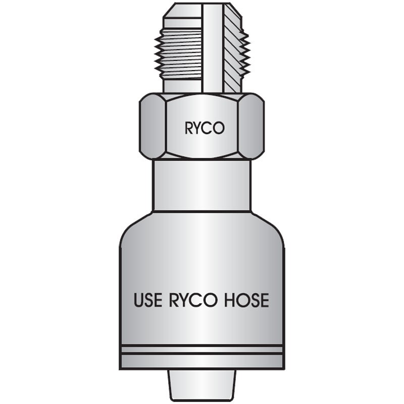 T7030-2026 1-1/4H X 1-1/4T JIC 37° Male - T7000 Series