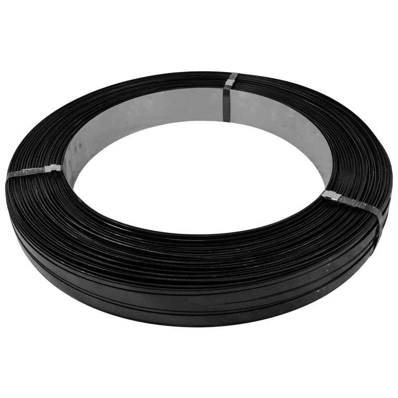 3/4" x .029" x Black Steel Strapping