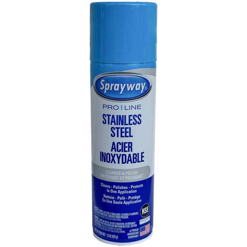 Sprayway® Stainless Steel Polish & Cleaner, 15oz.