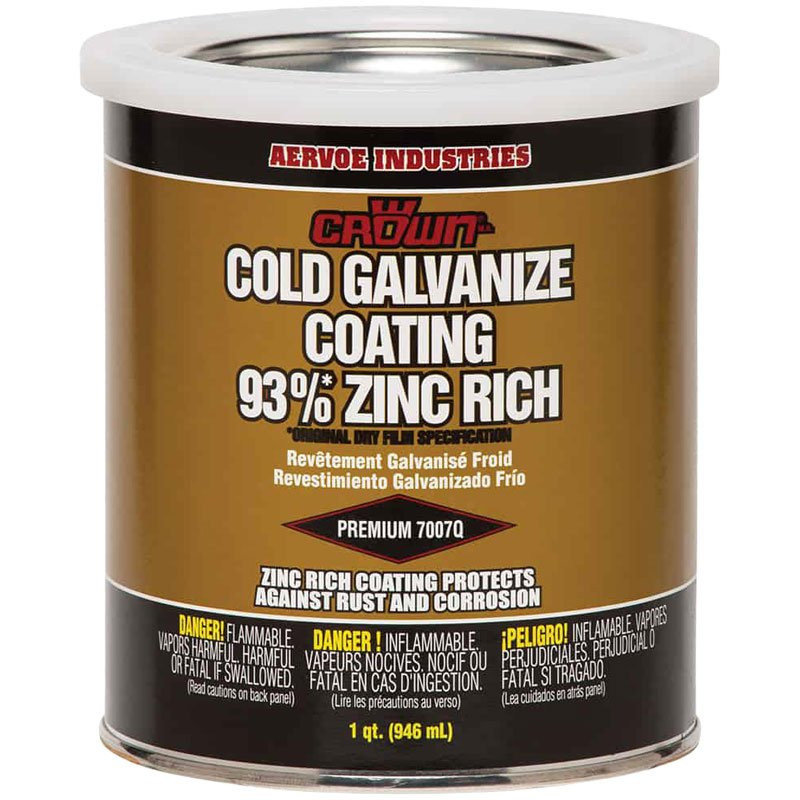 7007Q Zinc Rich Galvanize Paint - 1 Qt.