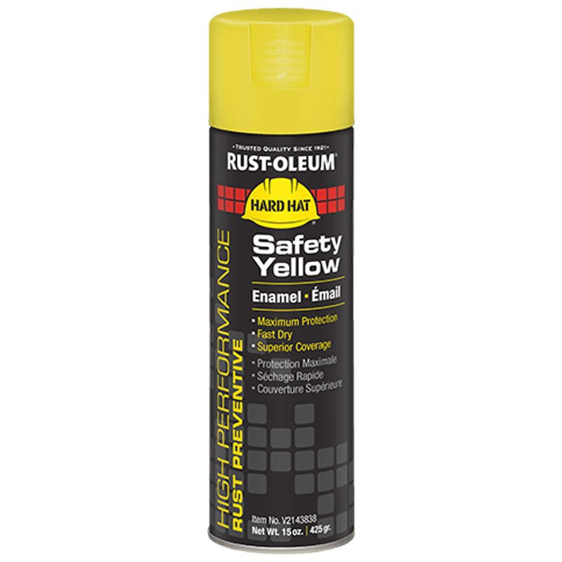 Rust-Oleum® High Performance V2100 System Enamel Spray Paint, Safety Yellow, Gloss