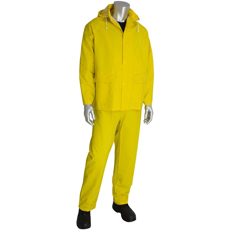 3-Piece Yellow Rainsuit - XX-Large