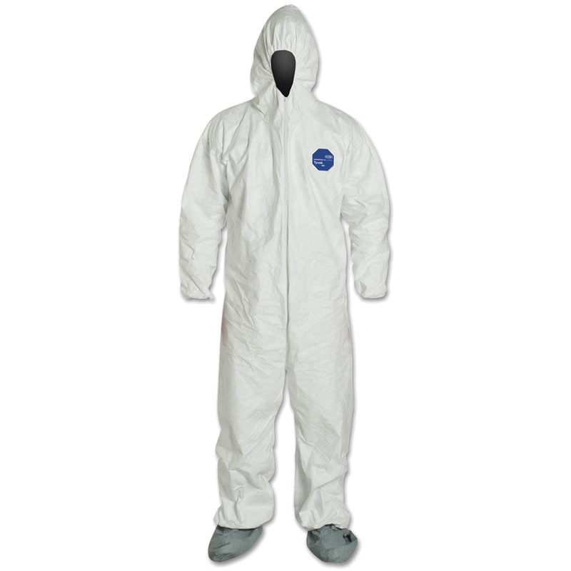 TYVEK COVERALL - WITH ELASTIC MED