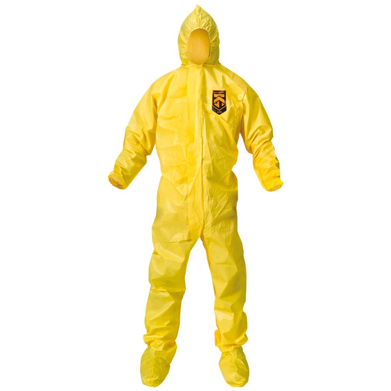 KleenGuard™ A70 Coveralls, Zipper Front, Storm Flap, Elastic Wrists, Anckles, Hood & Boots, 5X-Large