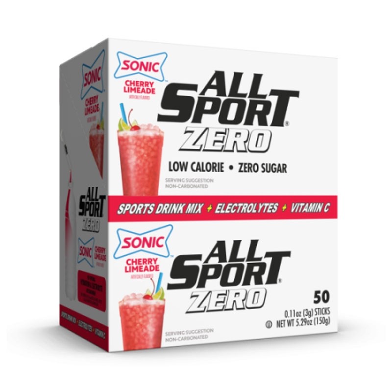 All Sport® Zero Sugar-Free Powder Sticks, For 16.9 - 20 Oz. Serving Size, Sonic® Cherry Limeade