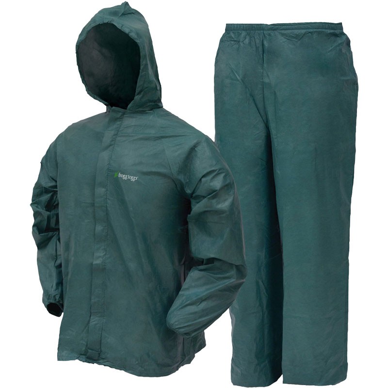 Frogg Toggs® Ultra Lite Rainsuit Pants and Jacket - Green, X-Large