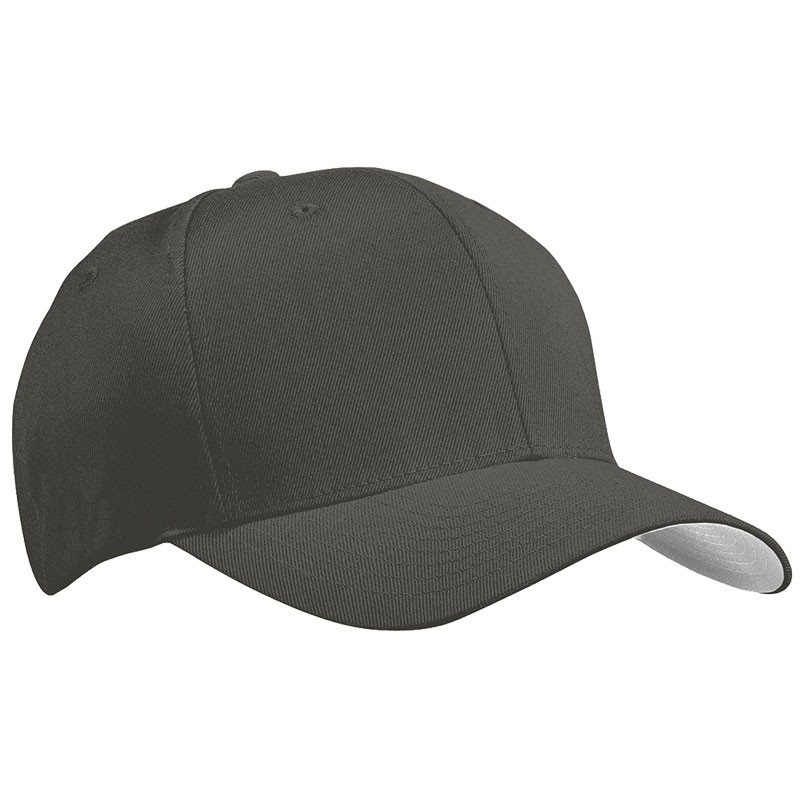 S/M FLEXFIT BALL CAP - DARK GREY