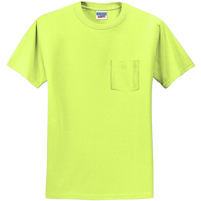 SM DRI-POWER® T-SHIRT - SAFETY GREEN