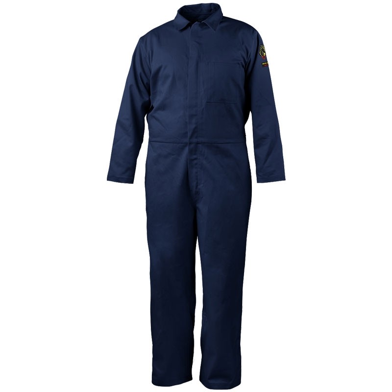 AR/FR 7 oz. Cotton Coverall, Navy, Dual Certified, X-Large