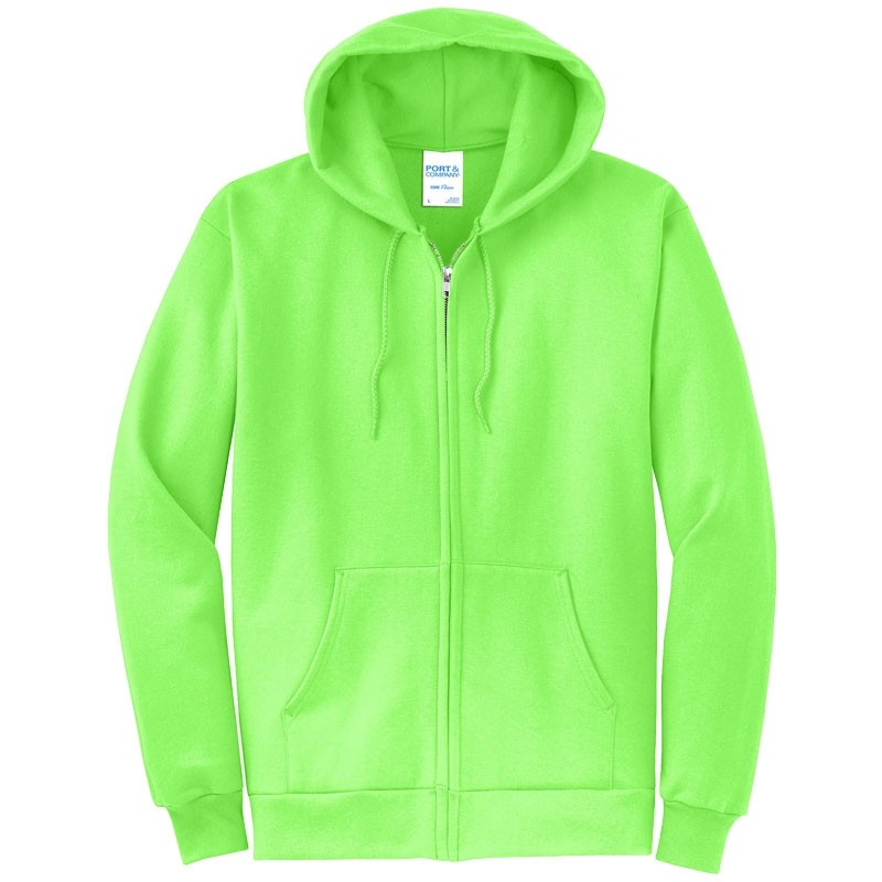 Port & Company® Fleece Full-Zip Hooded Sweatshirt, X-Large
