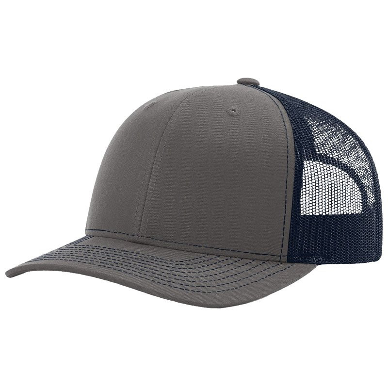 Trucker Cap, Heather Grey/Navy