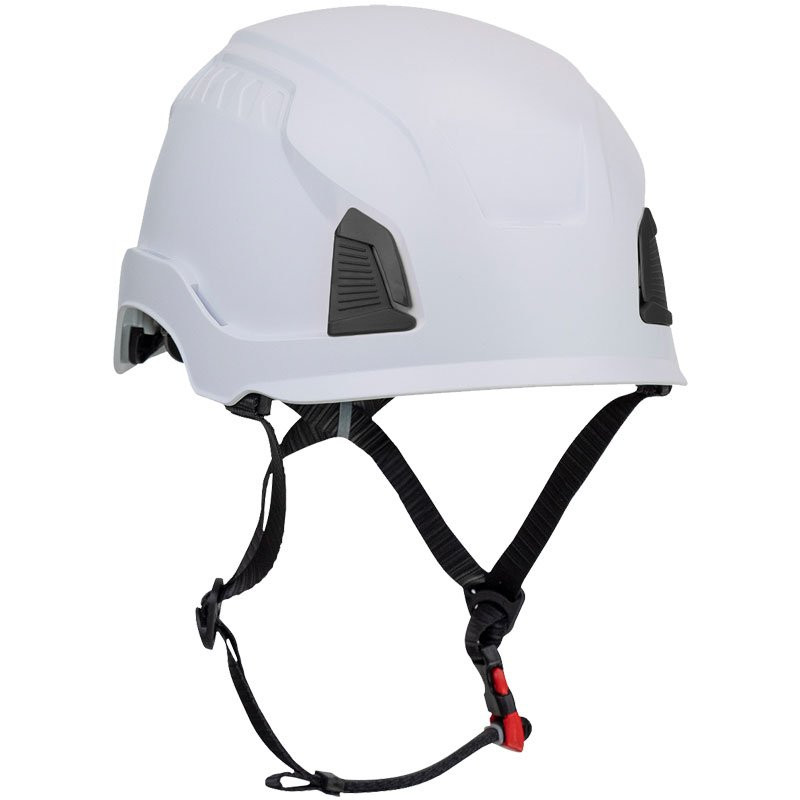 Traverse™ ANSI Type I Safety Helmet, 4-Point Wheel Ratchet Suspension, with EPS Foam Impact Liner & 4-Point Chin Strap, White