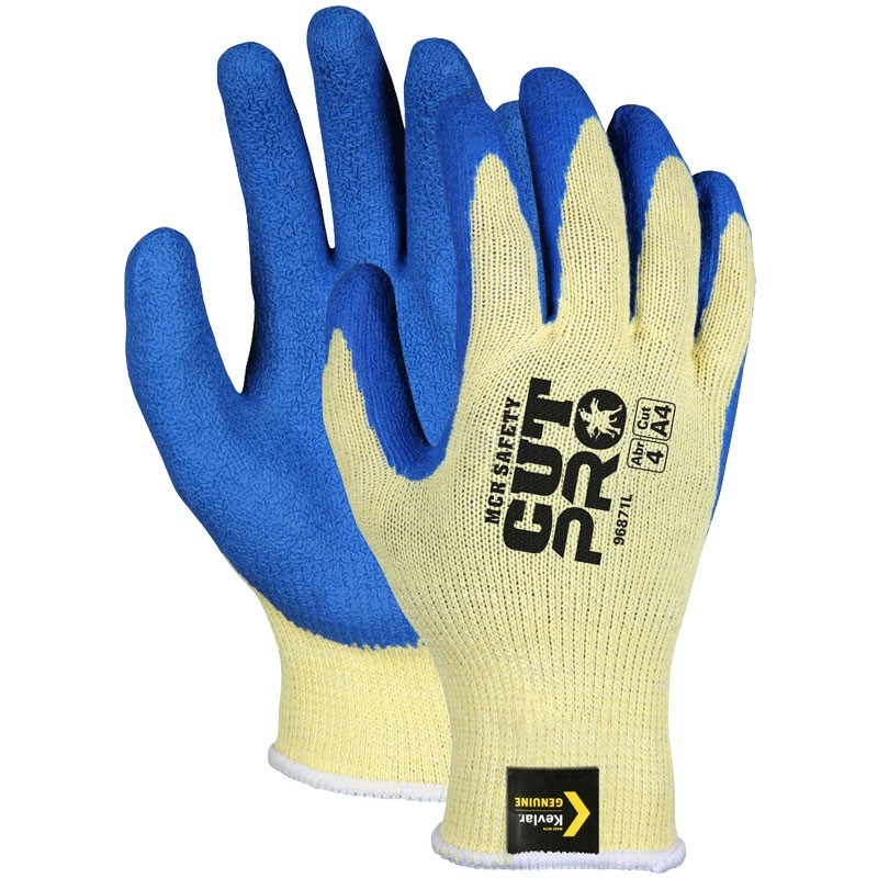 CutPro® 10 Gauge Latex Coated Kevlar Shell Glove, Cut Resistant, Large