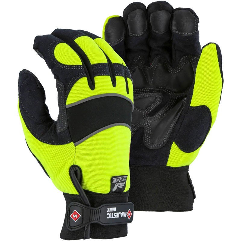 ARMORSKIN™ Hi-Vis Hawk Waterproof Mechanics Glove - Medium