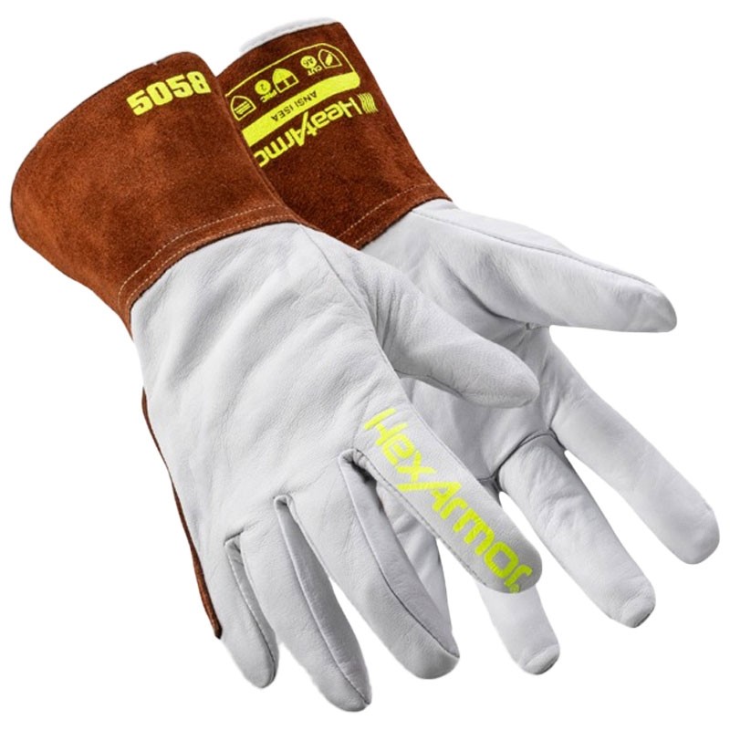 HexArmor® HeatArmor® 5058 Goatskin Welding Glove, X-Small