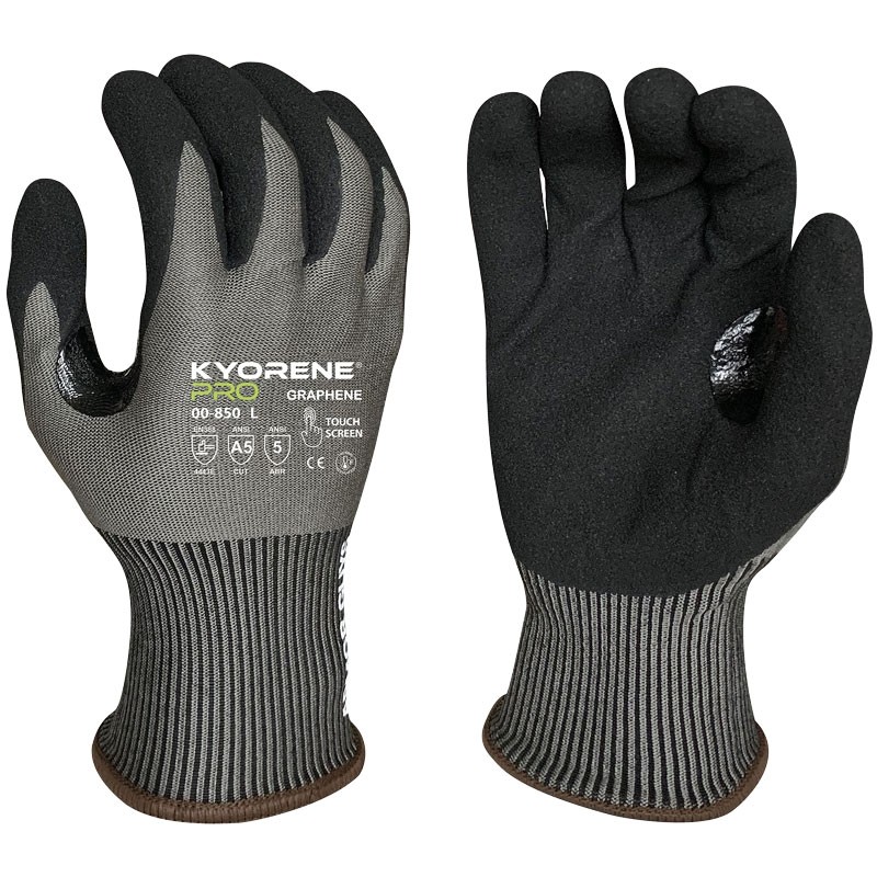  Kyorene Pro® Cut Resistant Glove, Gray, Nitrile Micro Foam Grip, X-Large